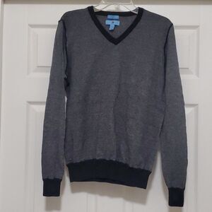 Egara Gray men slim fit pull over sweater